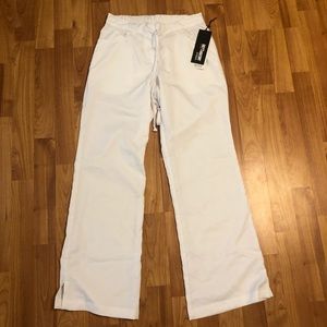 White Grey Anatomy nursing pants